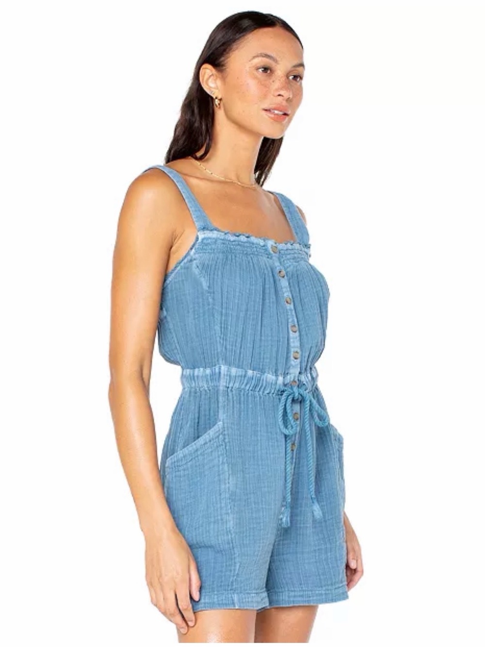 Roxy Women's On Beach Time Woven Jumpsuit